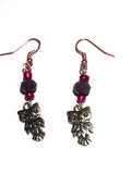 Original Silver Earrings With Owls